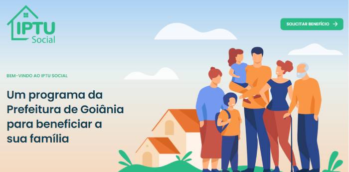 IPTU Social Prefeitura de Goiânia GO