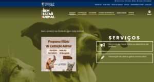Bem Estar Animal Veterinário Gratuito Prefeitura de Vitória ES