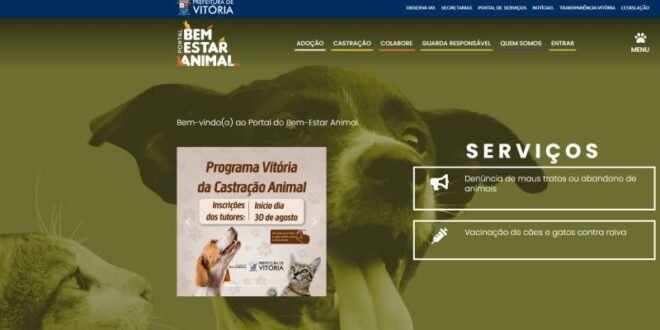 Bem Estar Animal Veterinário Gratuito Prefeitura de Vitória ES