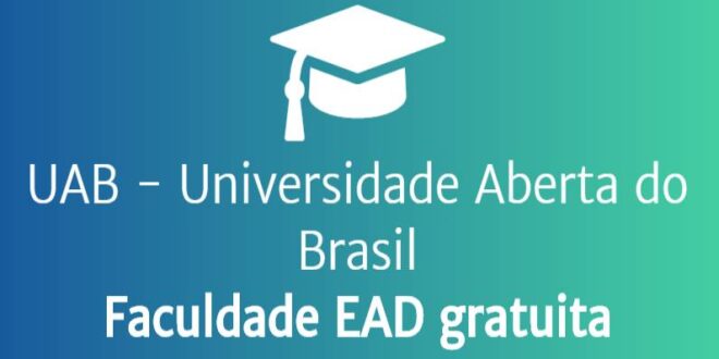 UAB Universidade Aberta Do Brasil Tem Cursos Gratuitos Em EAD