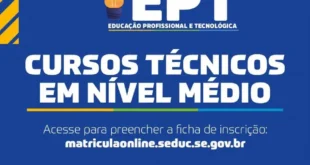 Cursos Da EPT Educação Profissional e Tecnológica Em Sergipe
